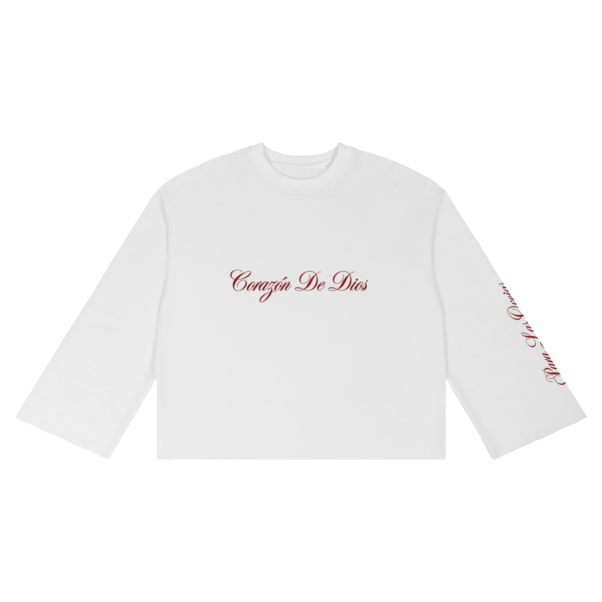 CORAZÓN DE DIOS Waffle Knit T-Shirt
