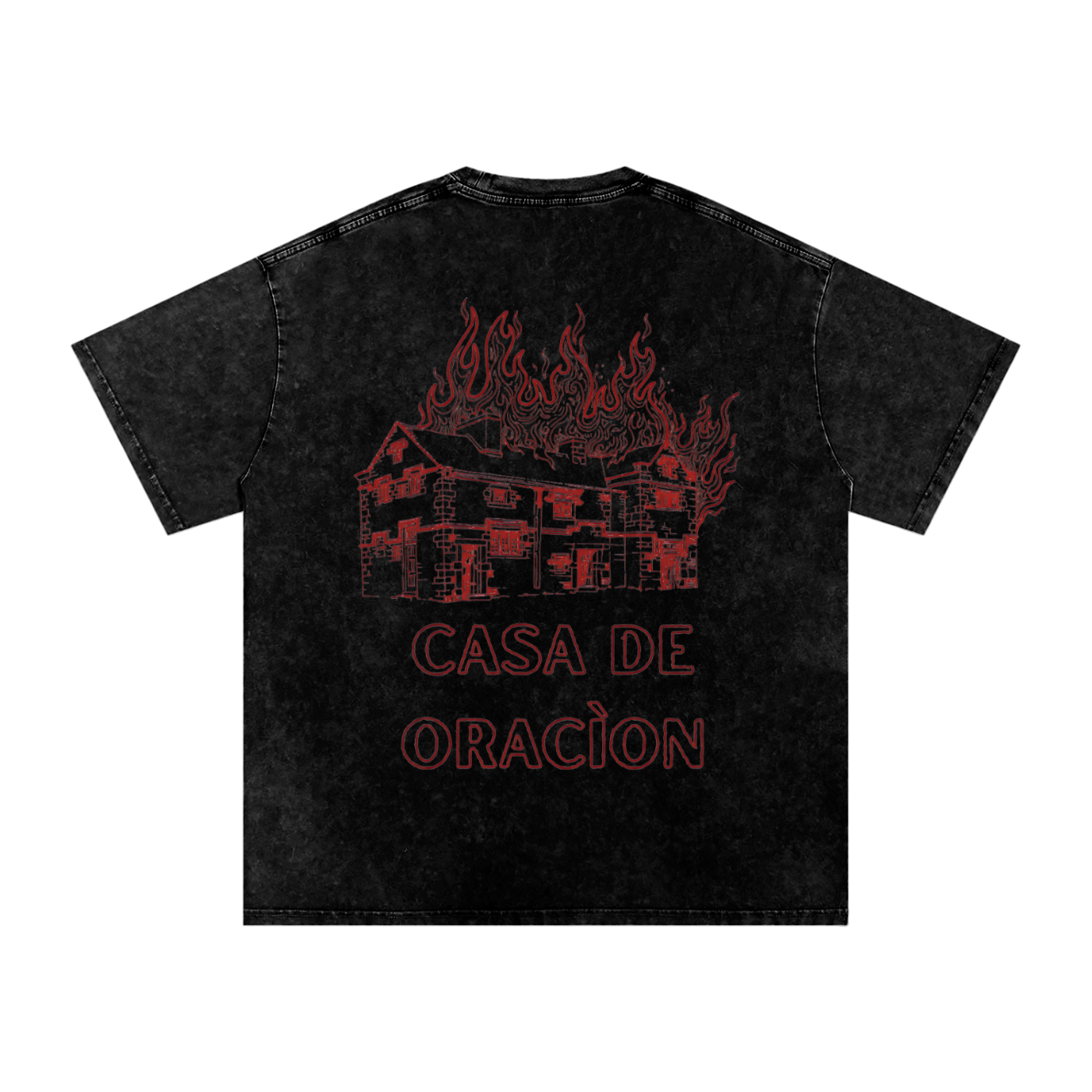 CASA DE ORACÌON ( House Of Prayer)  Oversized Cotton T-Shirt