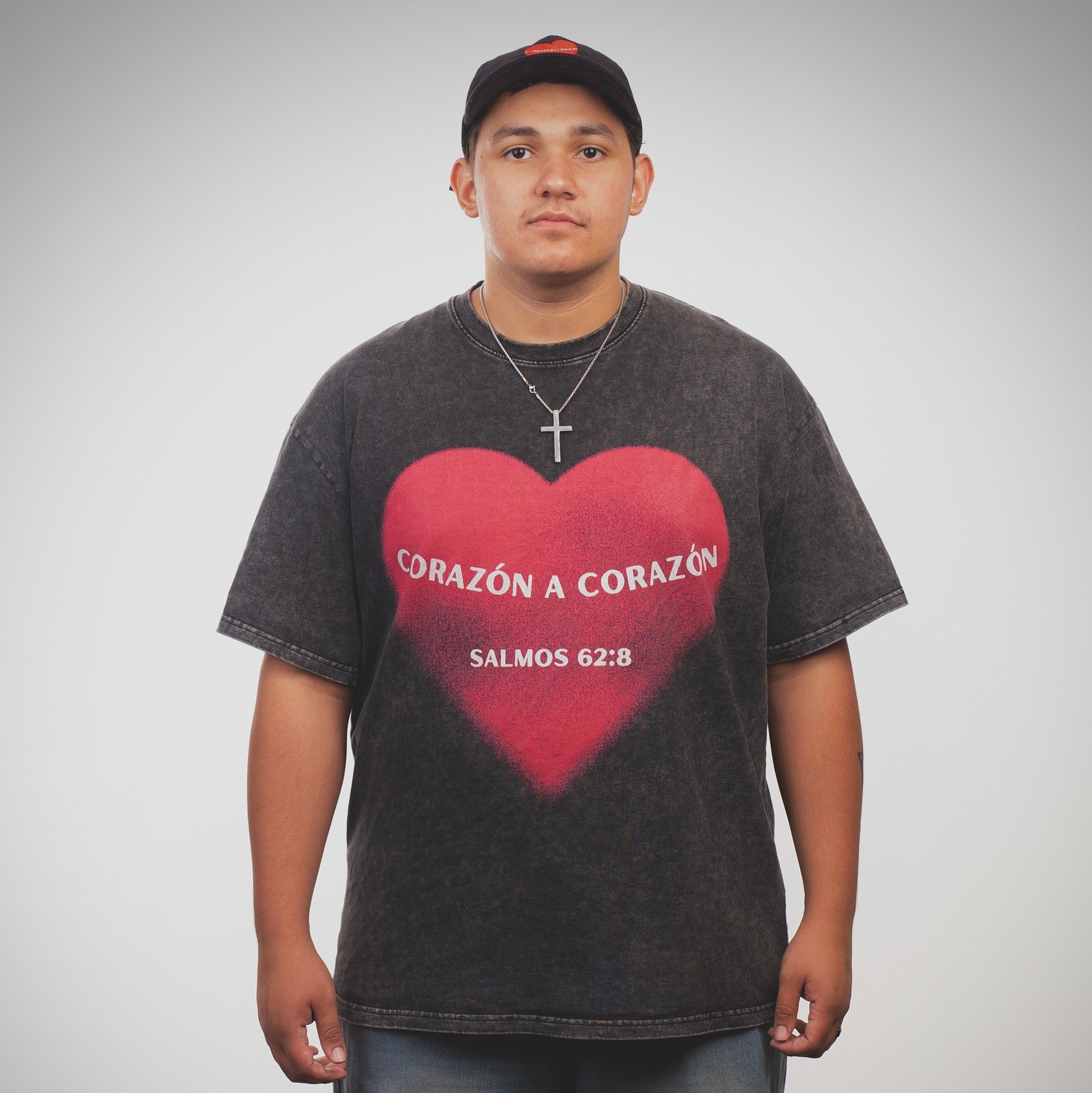 Corazón A Corazón (Heart To Heart) Oversized Cotton T-Shirt