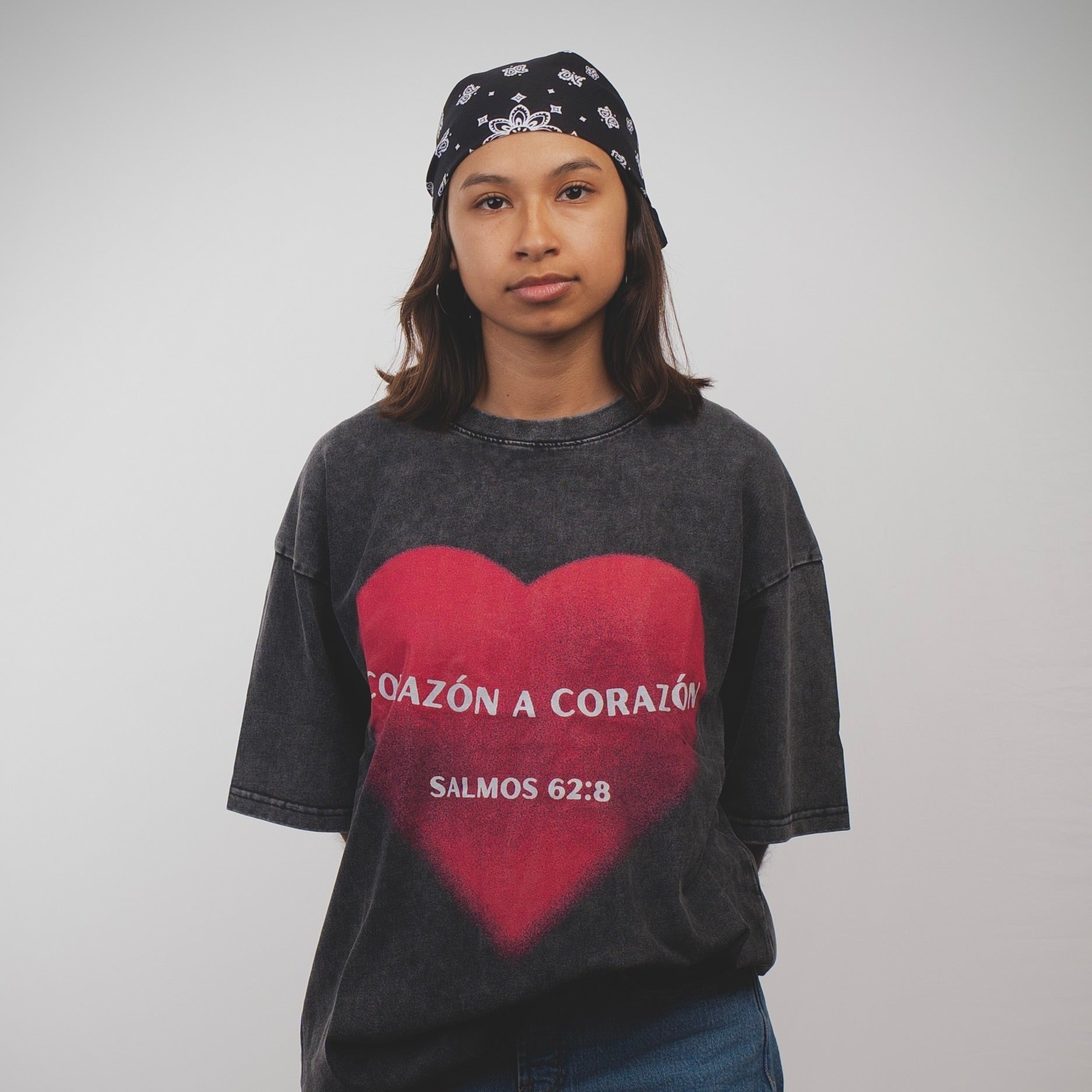 Corazón A Corazón (Heart To Heart) Oversized Cotton T-Shirt