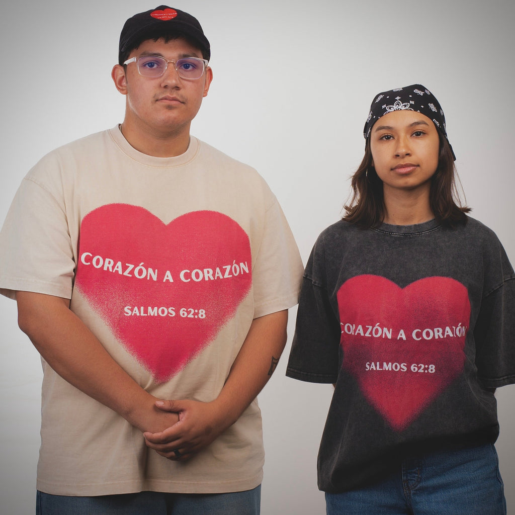 Corazón A Corazón (Heart To Heart) Oversized Cotton T-Shirt
