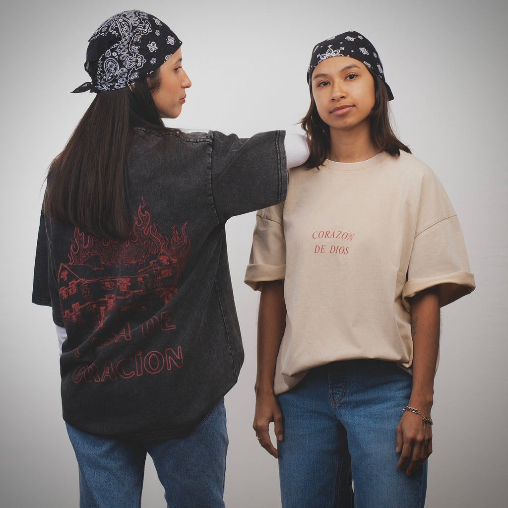 CASA DE ORACÌON ( House Of Prayer)  Oversized Cotton T-Shirt