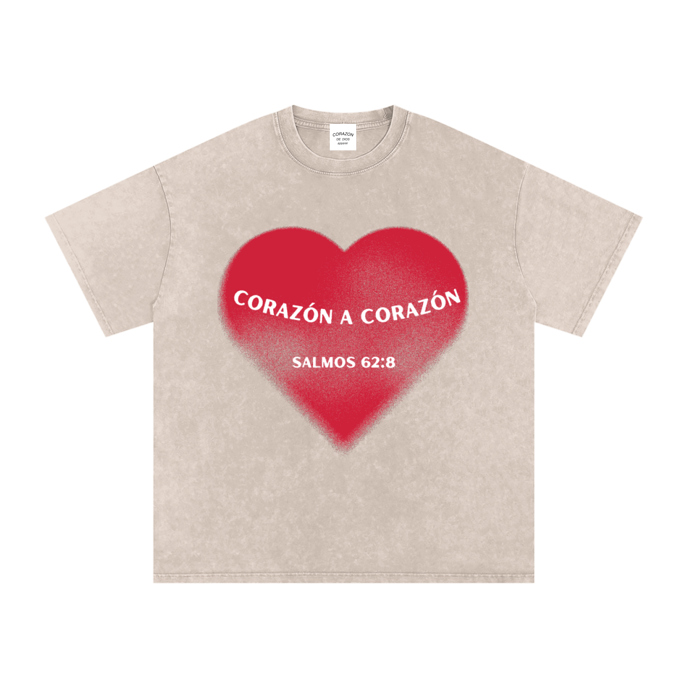 Corazón A Corazón (Heart To Heart) Oversized Cotton T-Shirt