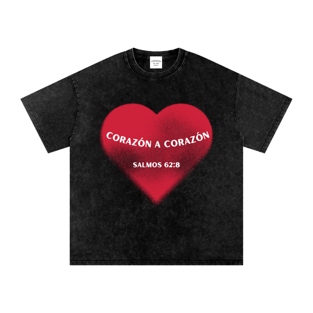 Corazón A Corazón (Heart To Heart) Oversized Cotton T-Shirt
